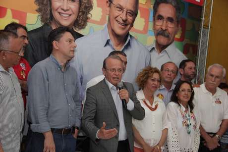 Tarso classificou Sartori como o "candidato adequado para uma conjuntura adequada" <p>Tarso classificou Sartori como o "candidato adequado para uma conjuntura adequada"</p>
