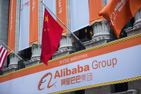 O Alibaba já pode ser considerada uma das dez maiores ações negociadas nos Estados Unidos <p>O Alibaba já pode ser considerada uma das dez maiores ações negociadas nos Estados Unidos</p>