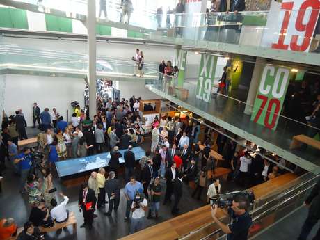 Museu lotado em sua inauguração, em 15 de junho deste ano Museu lotado em sua inauguração, em 15 de junho deste ano
