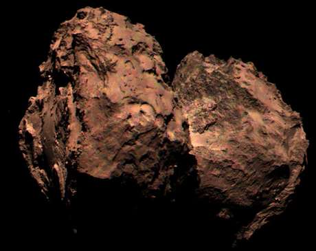 Gizmodo / Reprodução <p>Primeira imagem colorida de cometa foi revelada</p>