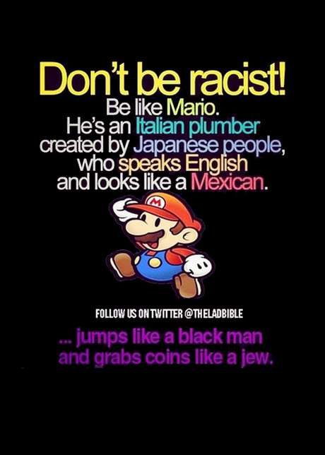 Polêmico, italiano chegou a publicar imagem sarcástica sobre racistas nas suas contas em redes sociais Polêmico, italiano chegou a publicar imagem sarcástica sobre racistas nas suas contas em redes sociais