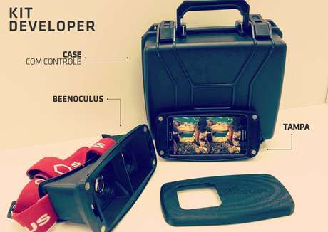 Kit para desenvolvedores de software que roda com o sistema Beenoculus custa R$ 500 Kit para desenvolvedores de software que roda com o sistema Beenoculus custa R$ 500