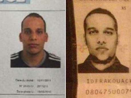 Suspeitos de cometerem ataque ao jornal semanal de Paris Charlie Hebdo, Cherif e Said Kouachi <p><span style="font-size: 15.4545450210571px;">Suspeitos de cometerem ataque ao jornal semanal de Paris Charlie Hebdo, Cherif e Said Kouachi</span></p>