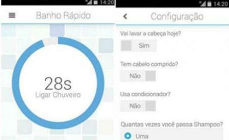 O app pergunta informações simples sobre o banho: se o usuário irá lavar a cabeça ou não, se tem cabelo comprido, quantas vezes passa shampoo e qual o tipo de chuveiro <p>O app pergunta informações simples sobre o banho: se o usuário irá lavar a cabeça ou não, se tem cabelo comprido, quantas vezes passa shampoo e qual o tipo de chuveiro</p>