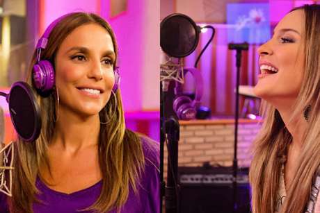 Ivete e Claudia gravaram juntas a música que vai embalar o Carnaval deste ano <p>Ivete e Claudia gravaram juntas a música que vai embalar o Carnaval deste ano</p>