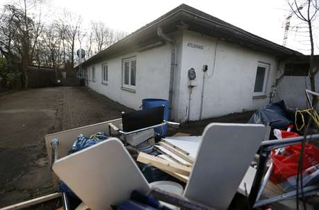Foto de 13 de janeiro mostra o antigo anexo do campo de concentração Buchenwald, que seria usado para abrigar 21 refugiados na cidade de Schwerte Foto de 13 de janeiro mostra o antigo anexo do campo de concentração Buchenwald, que seria usado para abrigar 21 refugiados na cidade de Schwerte
