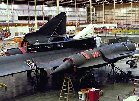 Blackbird serviu a Força Aérea americana entre 1964 e 1998 Blackbird serviu a Força Aérea americana entre 1964 e 1998