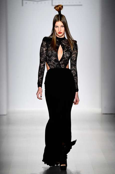 Desfile de Michael Costello na semana de moda de Nova York Desfile de Michael Costello na semana de moda de Nova York