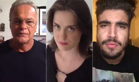 Atores fizeram vídeos em apoio aos protestos Atores fizeram vídeos em apoio aos protestos