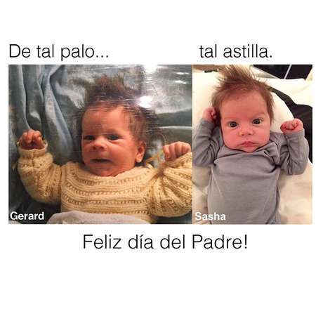 'Tal pai, tão filho', comparou Shakira em homenagem ao Dia dos Pais <p>'Tal pai, tão filho', comparou Shakira em homenagem ao Dia dos Pais</p>