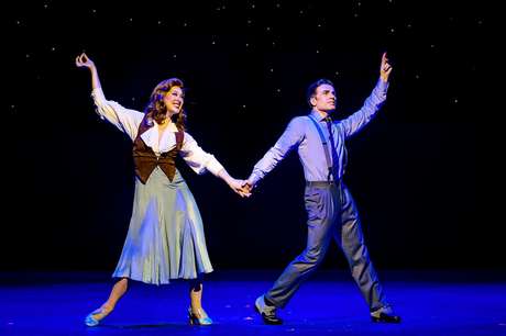 Cláudia Raia em cena de "Shall We Dance", com seu namorado Jarbas Homem de Mello <p>Cláudia Raia em cena de "Shall We Dance", com seu namorado Jarbas Homem de Mello</p>