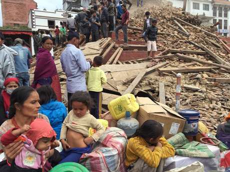 Nepal foi atingido neste sábado pelo pior terremoto em mais de 80 anos Nepal foi atingido neste sábado pelo pior terremoto em mais de 80 anos