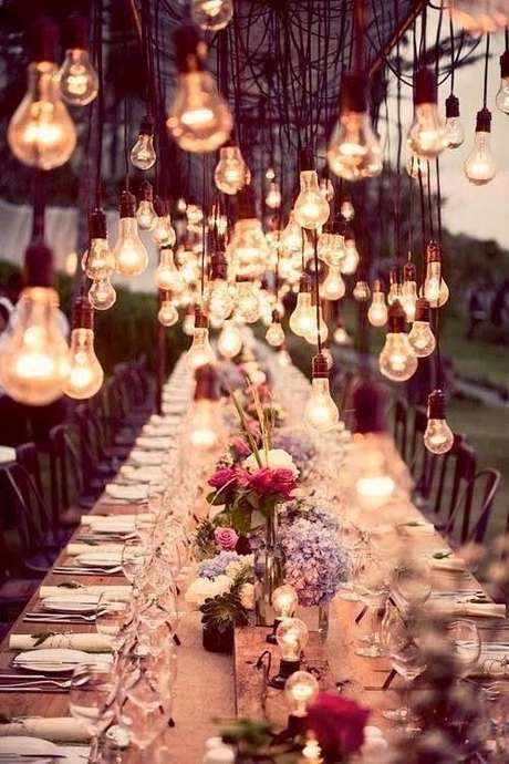 Decoración para la boda: ideas hermosas con colgantes para la fiesta