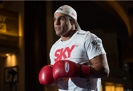 Vitor Belfort durante treino aberto em Las Vegas Vitor Belfort durante treino aberto em Las Vegas