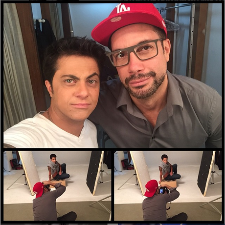Thammy (à esq.) e Fernando Torquatto durante sessão de fotos para livro 'Nadando Contra a Corrente', na tarde desta sexta-feira (26) Thammy (à esq.) e Fernando Torquatto durante sessão de fotos para livro 'Nadando Contra a Corrente', na tarde desta sexta-feira (26)