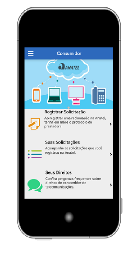 Aplicativo facilita o registro de reclamação na Anatel Aplicativo facilita o registro de reclamação na Anatel