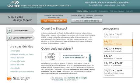 Os estudantes selecionados devem efetuar a matricula entre quarta-feira e sexta-feira Os estudantes selecionados devem efetuar a matricula entre quarta-feira e sexta-feira