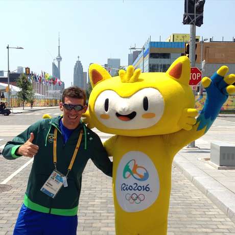 Diogo Sclebin foi o melhor brasileiro na prova masculina em Toronto Diogo Sclebin foi o melhor brasileiro na prova masculina em Toronto