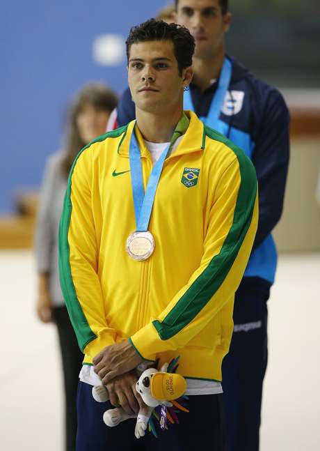 Marcelo Chierighini faturou o bronze nos 100 m Marcelo Chierighini faturou o bronze nos 100 m