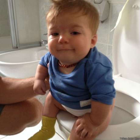 Blogueira Ensinei Meu Bebe De 5 Meses A Usar A Privada