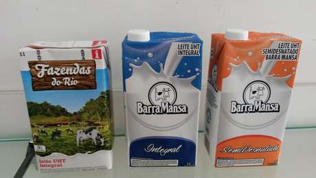 As caixas são das marcas Fazendas do Rio e Barra Mansa As caixas são das marcas Fazendas do Rio e Barra Mansa