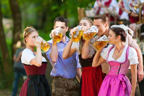 Entre setembro e outubro é a época da Oktoberfest de Munique Entre setembro e outubro é a época da Oktoberfest de Munique