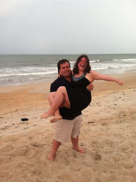 Jillian e o marido Ryan namoraram por 10 anos Jillian e o marido Ryan namoraram por 10 anos