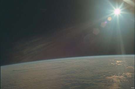 A tripulação da Apollo 11 ainda capturou o clima na Terra (Foto: Nasa/Project Apollo Archive) A tripulação da Apollo 11 ainda capturou o clima na Terra (Foto: Nasa/Project Apollo Archive)