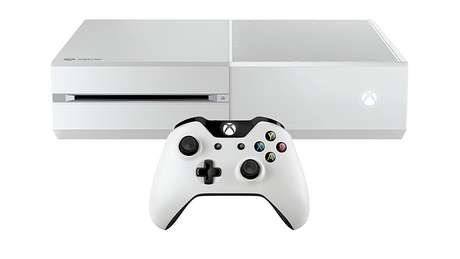 O pacote de Sunset Overdrive traz um Xbox One branco O pacote de Sunset Overdrive traz um Xbox One branco