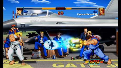 O segundo Street Fighter alçou a série ao estrelato e foi relançado com gráficos em alta resolução no Xbox 360, no PC e no PS3 O segundo Street Fighter alçou a série ao estrelato e foi relançado com gráficos em alta resolução no Xbox 360, no PC e no PS3