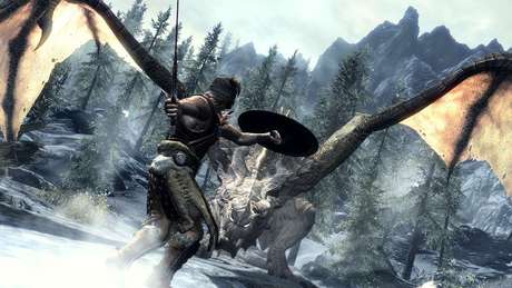 Como o escolhido descendente dos dragões, seu papel em Skyrim é salvar o mundo do deus da destruição Como o escolhido descendente dos dragões, seu papel em Skyrim é salvar o mundo do deus da destruição