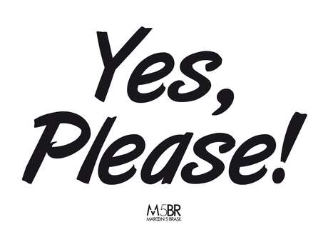 Os fãs da banda disponibilizaram a arte “Yes, Please!”, para ser erguida no refrão da música Sugar. A recomendação é que esta seja impressa em papel sulfite tamanho A4 Os fãs da banda disponibilizaram a arte “Yes, Please!”, para ser erguida no refrão da música Sugar. A recomendação é que esta seja impressa em papel sulfite tamanho A4