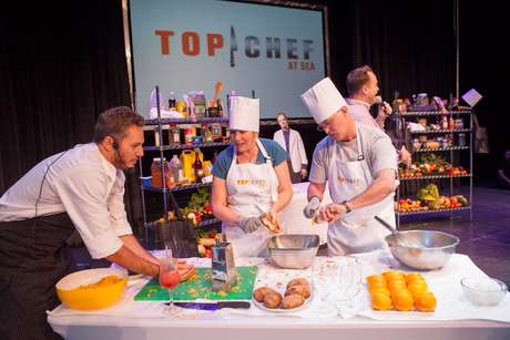 O Top Chef at Sea leva a competição culinária para bordo O Top Chef at Sea leva a competição culinária para bordo