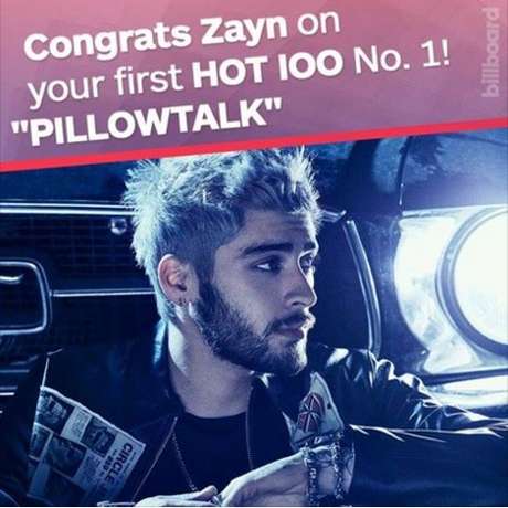 Zayn desbancou o hit Love Yourself, de Justin Bieber, que já estava na liderança há algumas semanas Zayn desbancou o hit Love Yourself, de Justin Bieber, que já estava na liderança há algumas semanas