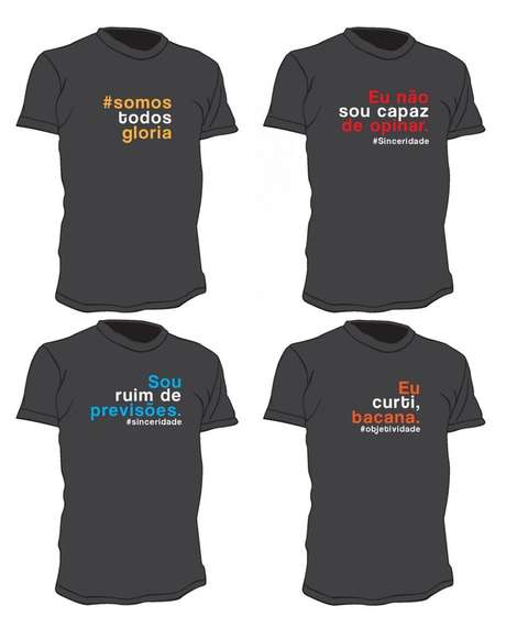 As camisetas já estão a venda no site da atriz por R$ 29,90 As camisetas já estão a venda no site da atriz por R$ 29,90