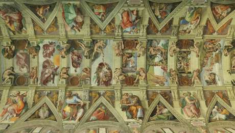 Capela Sistina possui algumas das pinturas mais impressionantes do Renascimento Capela Sistina possui algumas das pinturas mais impressionantes do Renascimento