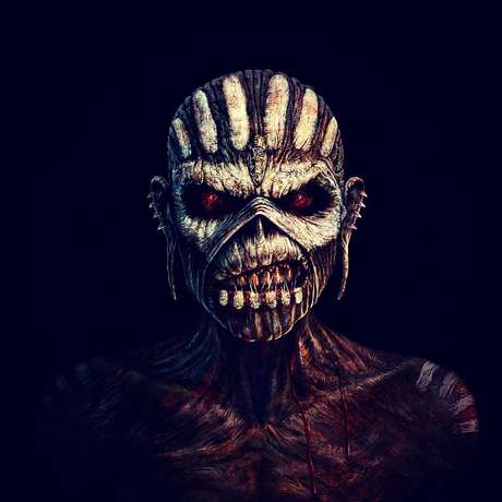 É claro que o mascote do grupo, o horripilante zumbi Ed Hunter, também já confirmou presença na turnê É claro que o mascote do grupo, o horripilante zumbi Ed Hunter, também já confirmou presença na turnê