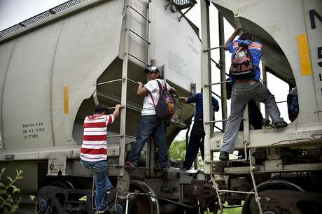 Getty / BBCBrasil.com Maioria dos imigrantes que chegam ao México vêm da América Central, mas africanos são novo fenômeno