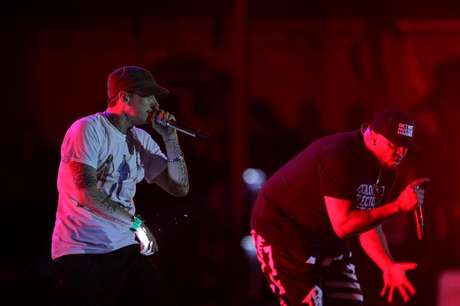 Eminem fechou os shows do primeiro dia do Lollapalooza 2016