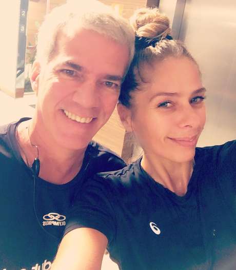Adriane Galisteu e Renato Paiva Adriane Galisteu e Renato Paiva