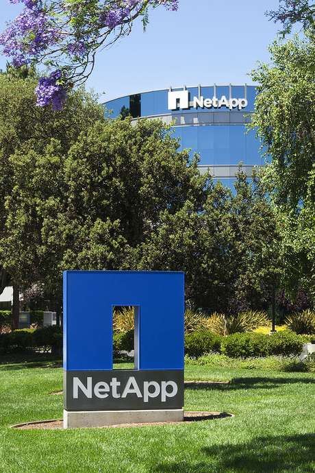 Sede da NetApp em Sunnyvale, nos Estados Unidos, selecionada como a quarta melhor empresa para trabalhar.