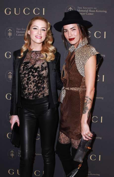 Amber Heard and former girlfriend Tasya van  Ree