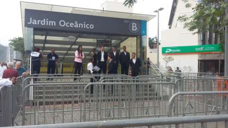 Estação Jardim Oceânico, na Barra, é a última da Linha 4 para quem sai de Ipanema (Foto: Jonas Moura) Estação Jardim Oceânico, na Barra, é a última da Linha 4 para quem sai de Ipanema (Foto: Jonas Moura)