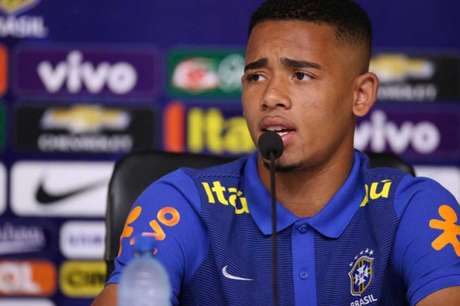 Reforço do Manchester City, Gabriel Jesus fala em coletiva antes de jogo da Seleção Olímpica (Foto: Lucas Figueiredo / MoWA Press)