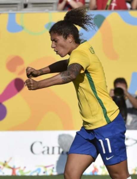 OMAR TORRES / LANCE! Cristiane, a maior artilheira da história dos Jogos Olímpicos, é uma das mais experientes da equipe brasileira