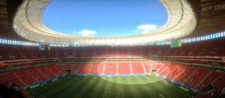 Mané Garrincha vai ser palco do Flamengo contra o Grêmio, pelo Brasileirão (Foto: Bruno Cassucci)