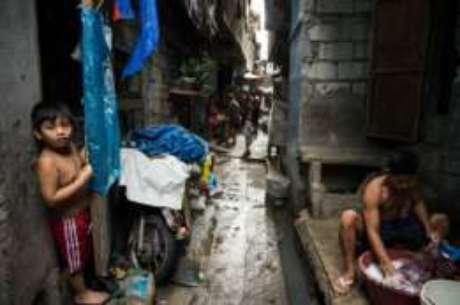 O crime a desigualdade imperam em alguns bairros das Filipinas