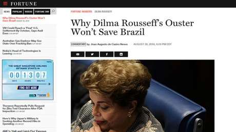 O impeachment irá solucionar meses de crise aguda no país? Para consultor brasileiro ouvido por revista, a 