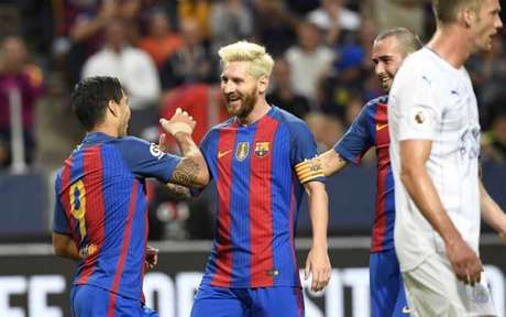 Barça não poupará esforços para segurar Lionel Messi (Foto: Jonathan Nackstrand / AFP)