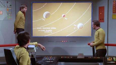 CBS/GETTY 'Star Trek' previu as televisões de telas planas, finas e tamanho grande